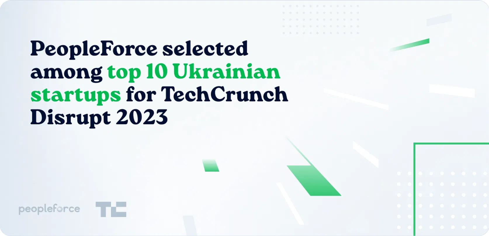 PeopleForce selected among top 10 Ukrainian startups for TechCrunch Disrupt 2023