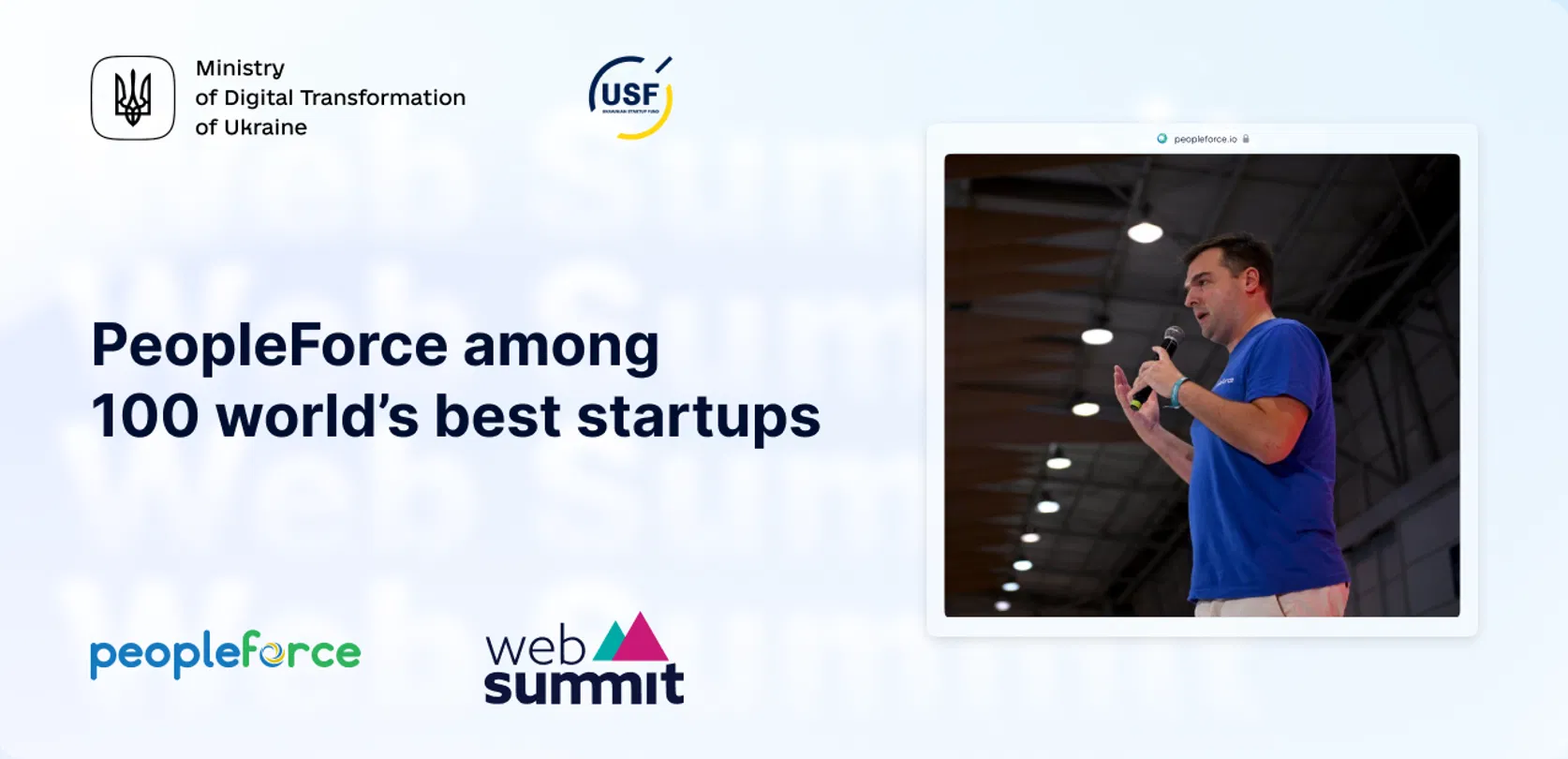 PeopleForce among 100 world’s best startups at Web Summit 2022